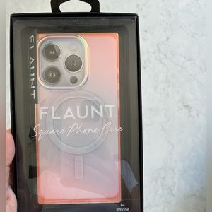 Brand new iPhone 15 pro iridescent Flaunt square case